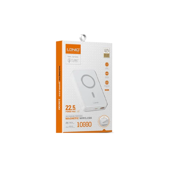 پاوربانک الدینو مدل LDINO PQ16 10000MA 22.5W وایرلس